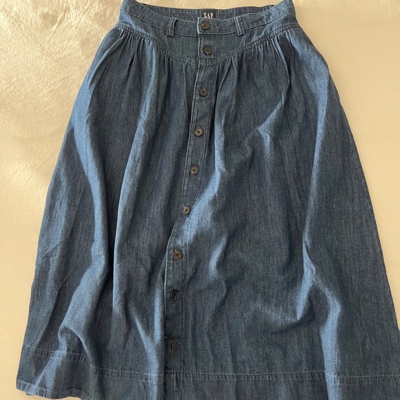 GAP western demin maxi skirt - NWOT - Picture 4 of 4